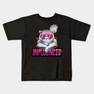 Influencer cat Kids T-Shirt